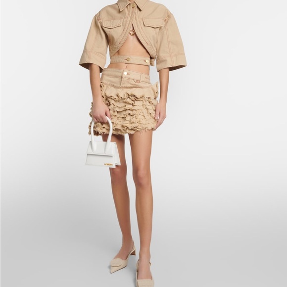 Jacquemus White Le Chiquito Moyen Top-Handle Bag - Picture 3 of 3